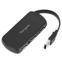 Targus Targus - Hub - 4 x USB 2.0 - Desktop ACH114EU USB-hub 4 poorten USB-A USB 2.0 480 MBit/s Zwart - thumbnail