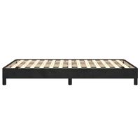 Bedframe zonder matras 120x190 cm fluweel zwart - thumbnail