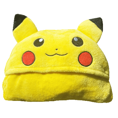 Pokémon Coral Hooded Blanket Pikachu 120 x 150 cm