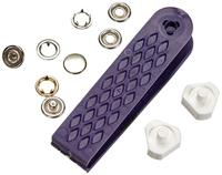 Naaivrijdrukknoop jersey gladde kap 10mm - thumbnail