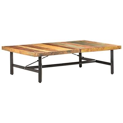 Salontafel 142x90x42 cm massief gerecycled hout
