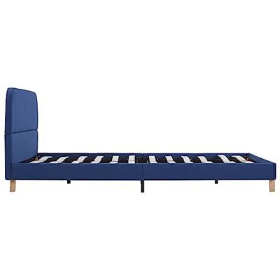 Bedframe stof blauw 140x200 cm Bedframe stof blauw 140x200 cm