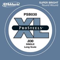 D'Addario PSB030 ProSteel Wound Bass Singles 030 Long Scale Enkel bassnaar, ProSteels - thumbnail