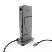 Hama Connect2Office Speed USB-C dockingstation USB-C Power Delivery, Ondersteunt 8K@30 Hz (1x) / 4K@30Hz (2x) - thumbnail