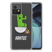 Motorola Moto G72 Telefoonhoesje met Naam Cactus Poo - thumbnail