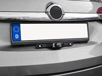 Eufab Draadloos achteruitrijcamerasysteem Afstandshulplijnen Zuignapvoet, Nummerplaathouder Zwart - thumbnail