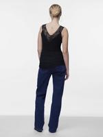 Dames hemd kant - Lace top Siri - Kanten onderhemd - Kanten schouderbandjes - Viscose - thumbnail