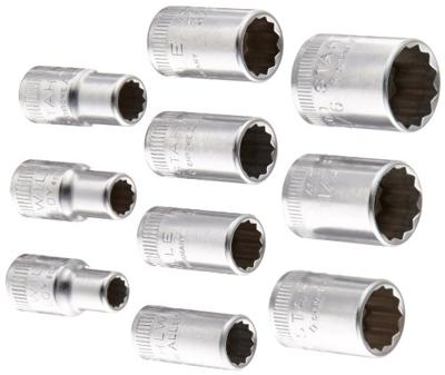 Stahlwille doppenset 12k 1/4"