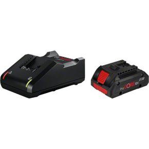 Bosch Blauw Bosch accessoires starterset | 1 x procore accu | 18v | 4.0ah | gal18v-40 lader - 1600a01u7u