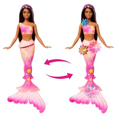 Barbie Flower Magic Mermaid pop - roze