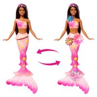 Barbie Flower Magic Mermaid pop - roze - thumbnail