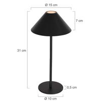 Steinhauer Zwarte schemerlampAncilla - 3353ZW - thumbnail