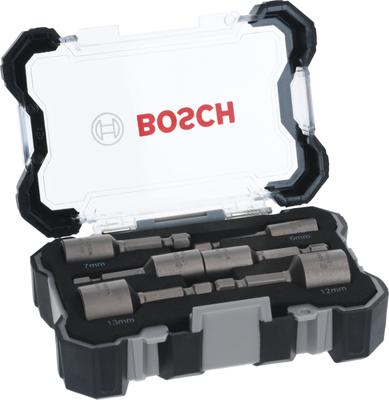 Bosch Accessoires Robuuste 1/4" Dopsleutelset | 50mm | 6-Dlg | 6 - 13 mm - 2608551079 - thumbnail