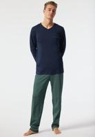 Schiesser Schiesser Pyjama Long dark blue 178110 54/XL - thumbnail
