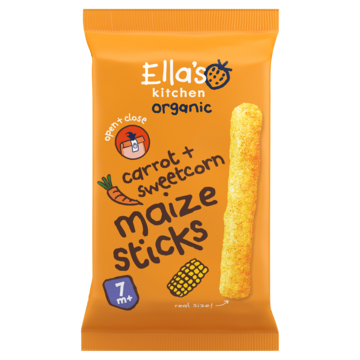Maize sticks carrot sweetcorn 7+ maanden bio