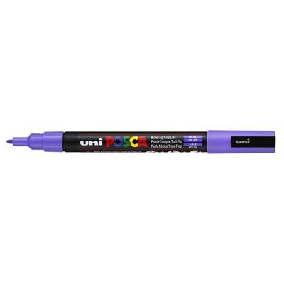 Paintmarker uni posca pc3m f violet | 6 stuks
