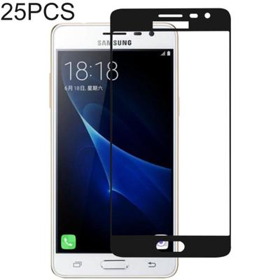 25 stuks volledige lijm volledige cover Screen Protector gehard glas film voor Galaxy J3 Pro