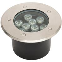 Inbouw LED Grondspot RVS - 9W - IP67 Waterdicht - 4000K Natuurlijk Wit - thumbnail