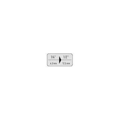 Stahlwille Vergrotingsstuk | aandrijving 1/4 inch | aandrijving 3/8 inch | lengte 25 mm | 1 stuk - 11030002 11030002