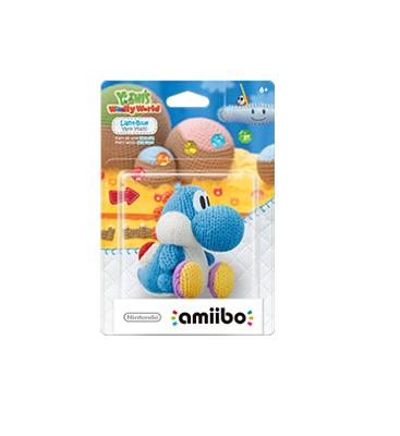 Amiibo Yoshi's Woolly World Collection - Light-Blue Yarn Yoshi