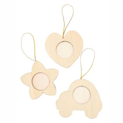 Colorations - versier je eigen houten fotolijst, set van 12 Colorations - versier je eigen houten fotolijst, set van 12