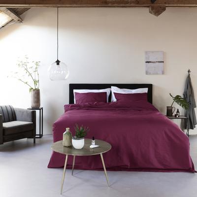 Egyptisch Katoen Uni - Bordeaux