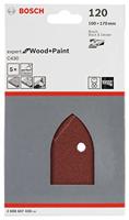 Bosch Accessories C430 Expert for Wood and Paint 2608607430 Deltaschuurpapier Korrelgrootte (num) 120 5 stuk(s) - thumbnail