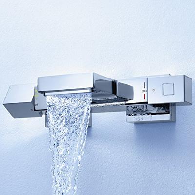 Grohe Cube Badkraan Thermostatisch Met Omstel En Koppeling Chroom