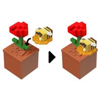 Minecraft Bloom Blocks Mini Figure - Poppy - thumbnail