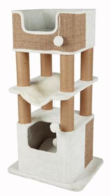 Trixie 44669 krabpaal XXL Lucano, 110 cm, wit/taupe