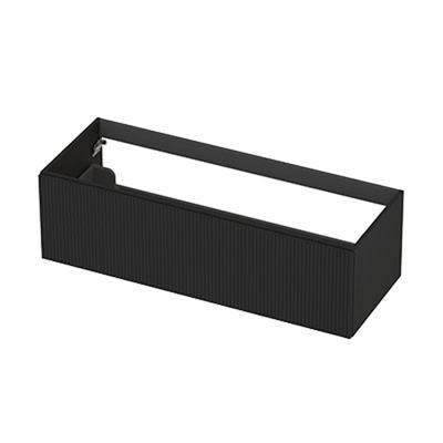 INK - Onderkast 1L Gelakt Gefreesd Tbv Greep - 1200x450x350 Mm - Mat Zwart