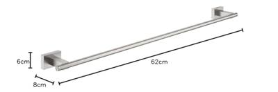 Handdoekhouder GROHE Essentials Cube 600 Mm Handdoekhouder GROHE Essentials Cube 600 Mm