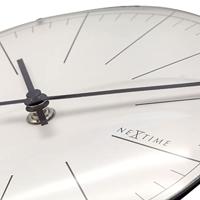 NeXtime ne-3506wi wandklok big stripe ø20 glas wit - thumbnail