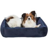 TRIXIE Bijzonder zacht en gezellig hondenbed Romy met antislip bodem, hoekig, 75 x 60 cm, oker - 37676 - thumbnail