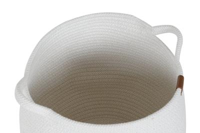 Mandenset Home ESPRIT Wit Modern 34 x 34 x 34 cm (3 Onderdelen)