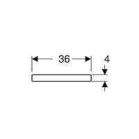 Geberit Renova Plan closetzitting met deksel wit 572110000 - thumbnail