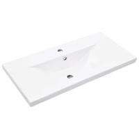 2-delige Badkamermeubelset bewerkt hout sonoma eikenkleurig - thumbnail