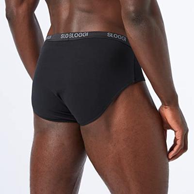 Basic Midi - Heren heup slip - XL - Zwart - Onderbroek heren heren - Ondergoed heren heren - XL - Onderbroek heren - Ondergoed heren