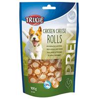 TRIXIE PREMIO CHICKEN CHEESE ROLLS 100 GR 6 ST - thumbnail