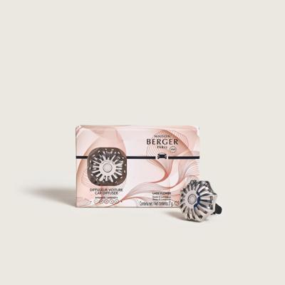 Maison Berger Paris autoparfum set coralie silver lady flower