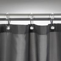 Douchegordijn Sealskin Madeira 100% Polyester 180x200 Grijs - thumbnail