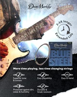 Dean Markley 2556 Blue Steel Regular 10-46 snarenset voor elektrische gitaar