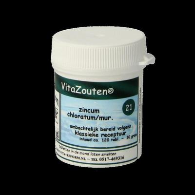Vitazouten Zincum chloratum/mur. VitaZout nr.21 120 Tabletten