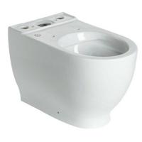 Nemo Spring Cascata duoblokpot 66.5x41x36cm zonder spoelrand Huitgang 65cm porselein wit HAR20AWHA - thumbnail