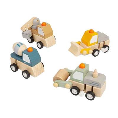 Bigjigs houten opwind vrachtwagen Bigjigs houten opwind vrachtwagen
