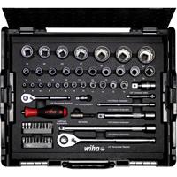 Wiha Dopsleutel- en bitset 1/4" en 1/2" | 60-delig | Incl. L-Boxx - 44685 - thumbnail