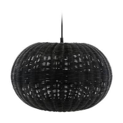 Villa Collection Werna rattan hanglamp zwart - 40,5 x 25 cm Villa Collection Werna rattan hanglamp zwart - 40,5 x 25 cm