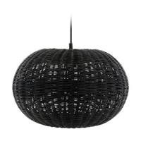 Villa Collection Werna rattan hanglamp zwart - 40,5 x 25 cm - thumbnail