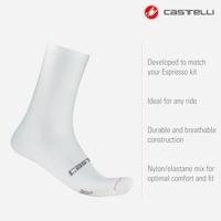 Castelli Espresso 18 sock wit unisex XXL - thumbnail