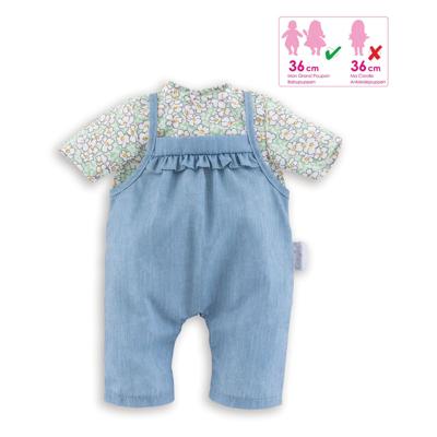 Corolle mon grand poupon poppen blouse en overall, 36cm
